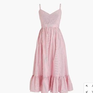 New! Jcrew.Drapey spaghetti-strap dress
RED